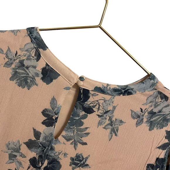 Penelope Rose Floral Rose Long Sleeve Boho Lined Dress Size 1X - Picture 7 of 9